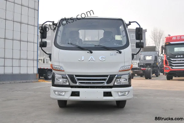 JAC Junling V3 120hp 4X2(6 wheels) 4.18m Single Row Flatbed Light Truck Exterior (2) | 86Trucks
