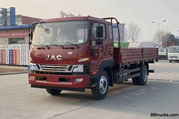 JAC Junling V8 154 ch 4X2(6 roues) 5,2 m plateau cabine approfondie Extérieur (3) | 86Trucks
