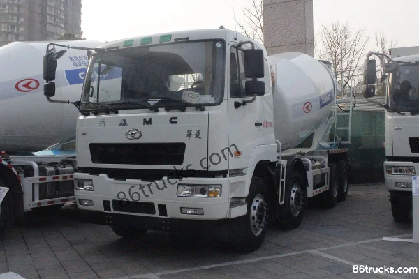 Hualing Heavy Truck 360 hp 8X4(12 wheels) concrete mixer truck (China VI) Exterior (2) | 86Trucks