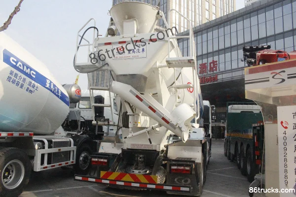 Hualing Heavy Truck 360 hp 8X4(12 wheels) concrete mixer truck (China VI) Exterior (3) | 86Trucks