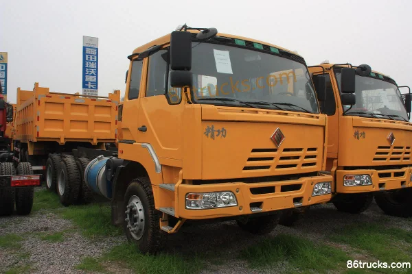 Jingong New Expedition series heavy truck 290hp 6X4(10 wheels) 5.4m dump truck Exterior (2) | 86Trucks