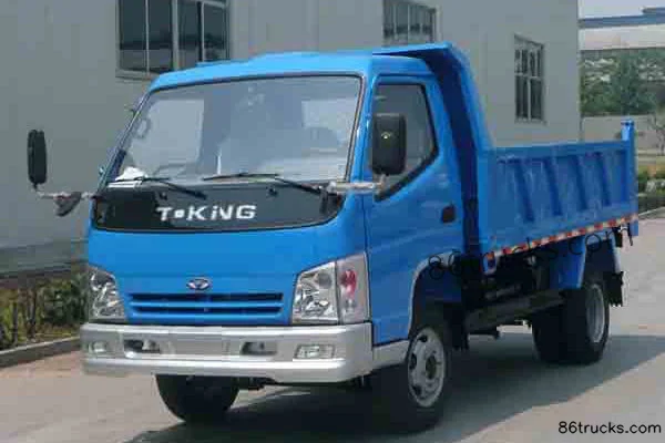 Tangjun Ouling Fully Enclosed Dump Four-Wheel Low-Speed Truck (Dual Rear Wheels) Exterior