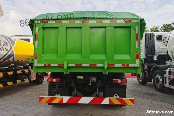 SAIC Hongyan Genlyon C6 Composite Edition 380hp 8X4(12 wheels) 6.8m LNG Dump Truck (China VI) Exterior (3) | 86Trucks