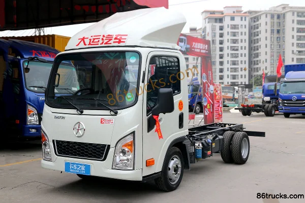 Dayun 102 hp 4X2(6 wheels) 3.67m single-row box light truck Exterior (2) | 86Trucks