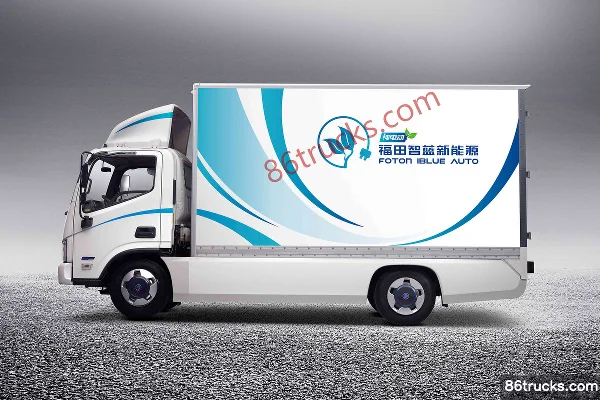 Aumark Zhiblue 4.5T 4.14m Single Row Electric Van Light Truck 81.14kWh 4X2(6 wheels) Exterior (3) | 86Trucks