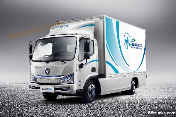 Aumark Zhiblue 4.5T 4.14m Single Row Electric Van Light Truck 81.14kWh 4X2(6 wheels) Exterior (2) | 86Trucks