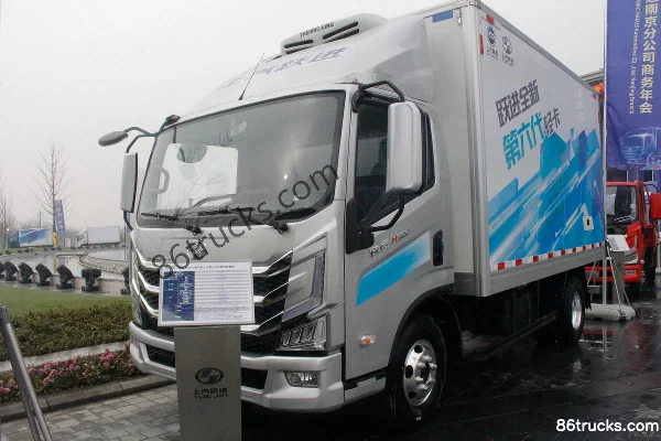 Yuejin Kuaidi H500 148 ch 4X2(6 roues) camion fourgon simple cabine 4,17 m (WLY 6 vitesses) Extérieur (2) | 86Trucks