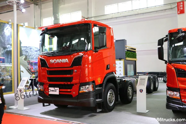 Scania R-Series 650 hp 8X4(12 wheels) AMT Automatic Fire Truck Chassis (China VI) Exterior (3) | 86Trucks