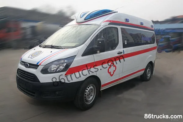 JMC New Transit V362 121hp 4X2(6 wheels) Negative Pressure Ambulance (Yandi Brand) Exterior