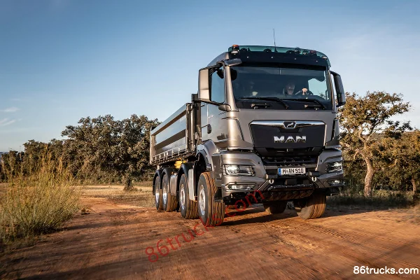 MAN TGS Series Heavy Truck 510hp 8X4(12 wheels) Dump Truck (TGS35.510) Official Photos (2) | 86Trucks