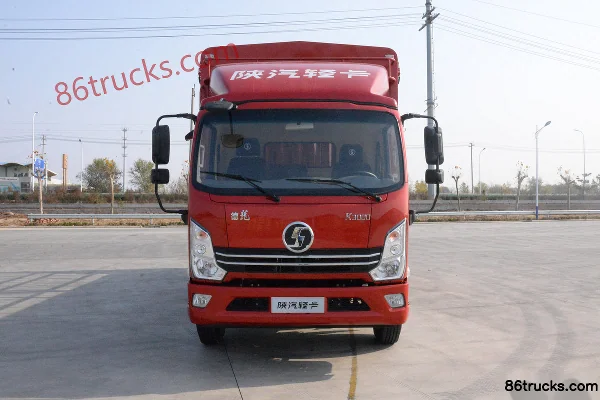 SHACMAN Light Truck Delong K3000 160hp 4X2(6 wheels) 4.85m Half-row Rack Van Light Truck Exterior (2) | 86Trucks