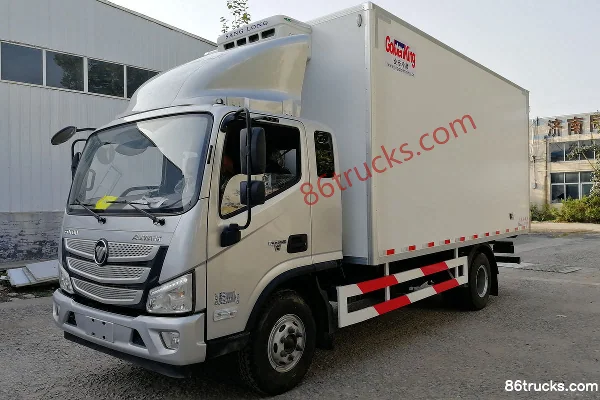 Foton Aumark S3 156 hp 4X2(6 wheels) 5.2m Refrigerated Truck (JinSheng Brand) Exterior (2) | 86Trucks