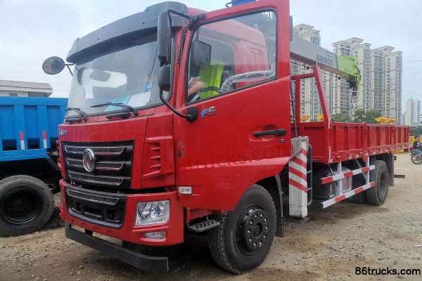 Dongfeng F5 180hp 4X2(6 wheels) Truck-mounted Crane Exterior