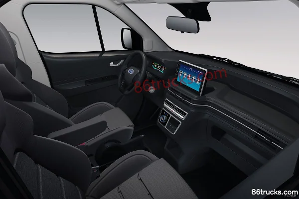 Karry Dolphin EV Smart Connect Edition 2.8T 5.46m Pure Electric Enclosed Van (fully wrapped cargo box) 44.5kWh Cab (3) | 86Trucks