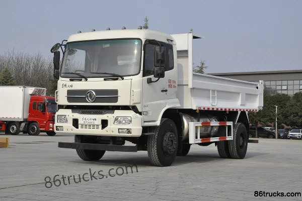 Dongfeng Tianjin VR Gas 220 hp 4X2(6 wheels) 5.4m LNG Dump Truck (China VI) Exterior (2) | 86Trucks