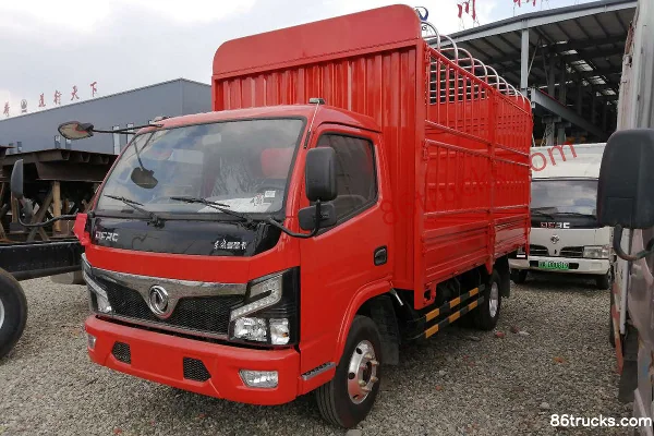Dongfeng Furika F6 131 hp 4X2(6 wheels) 4.2m Single Row Cage Van Light Truck Exterior (2) | 86Trucks