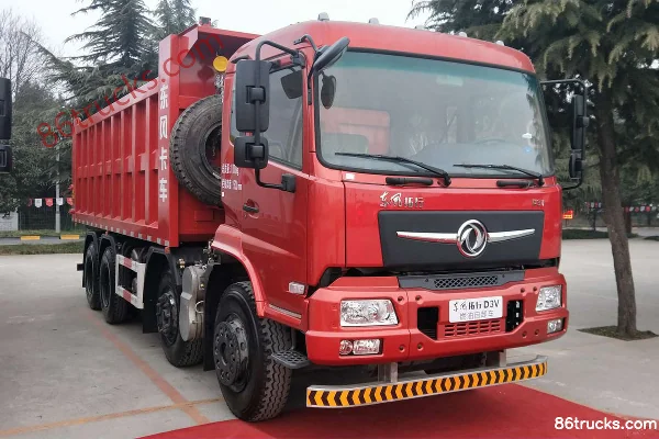 Dongfeng Tuoxing D3V 300 hp 8X4(12 wheels) 7.8 m dump truck (China VI) Exterior