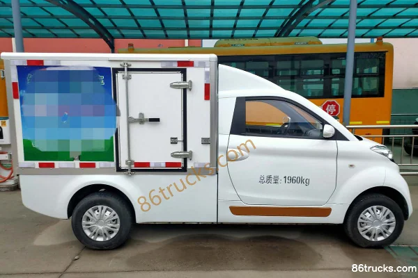 XinSheng Auto Xiaoge S350 Comfort 1.96T 1.9m Single Row Pure Electric Van Logistics Truck 29.91kWh 4X2(6 wheels) Exterior (2) | 86Trucks