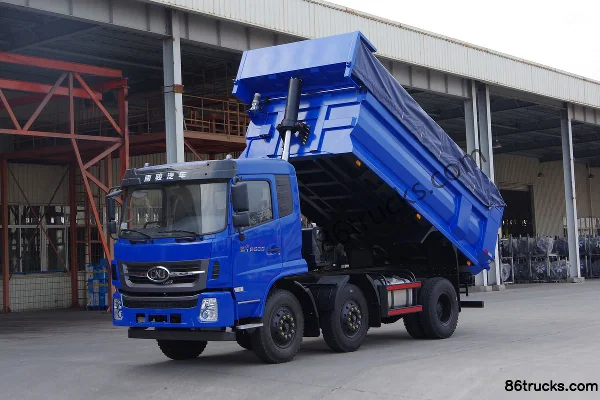 NanJun Ruiyu R60D 220 hp 6X2(8 wheels) 4.6m Dump Truck Cab (2) | 86Trucks