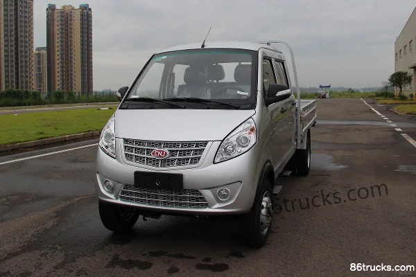 NanJun Ruiyi F 1.3L 87 ch 4X2(6 roues) essence 2,515 m double cabine plateau micro camion Extérieur (2) | 86Trucks