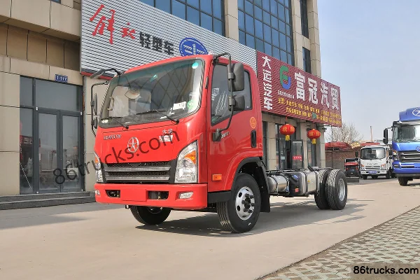 Dayun New Aopuli 156hp 4X2(6 wheels) 4.12m Single Row Flatbed Truck Exterior (3) | 86Trucks