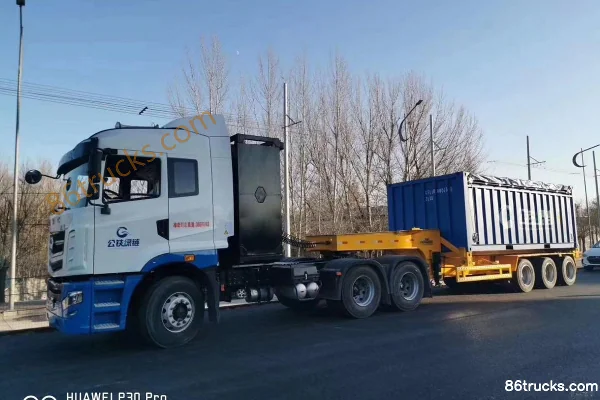 Liangshan Hengtong 20ft conteneur semi-remorque basculant arrière Extérieur (3) | 86Trucks