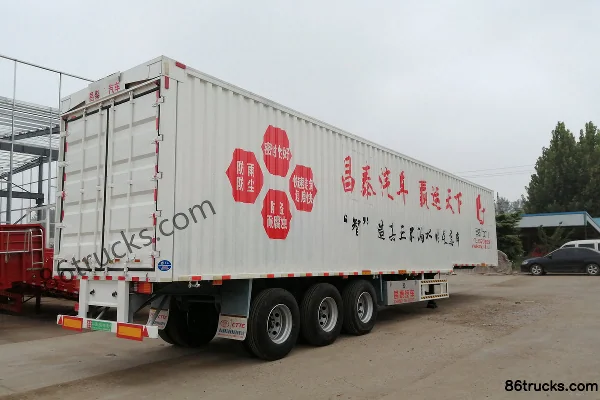 Changtai 15m box van semi-trailer Exterior