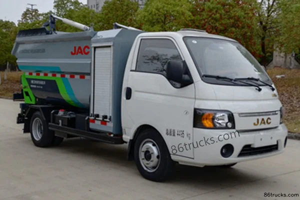 JAC Shuailing i3 4.5T Electric Self-Loading Garbage Truck 62.05kWh 4X2(6 wheels) Exterior