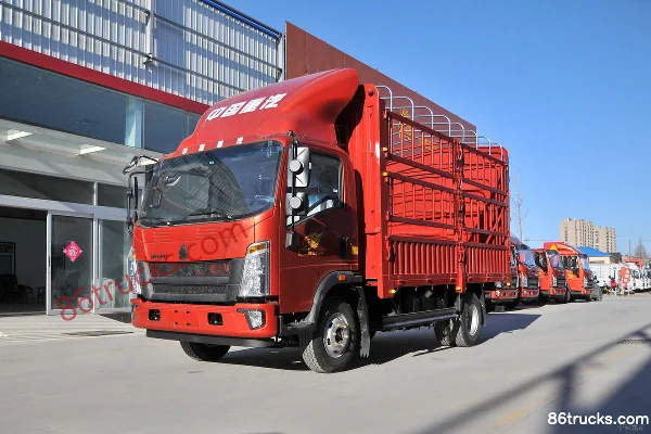 Sinotruk HOWO Wang Series 190hp 4X2(6 wheels) 4.85m semi-sleeper stake truck (China VI) Exterior (3) | 86Trucks
