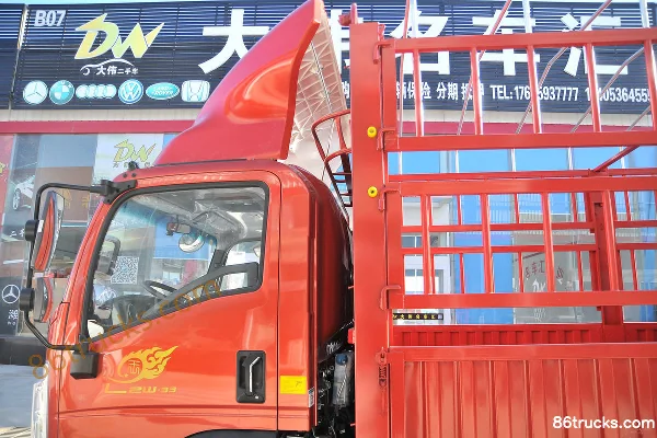 Sinotruk HOWO Wang Series 190hp 4X2(6 wheels) 4.85m semi-sleeper stake truck (China VI) Body (3) | 86Trucks