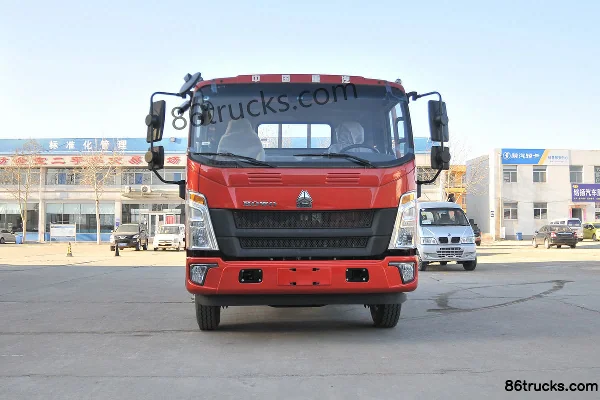 Sinotruk HOWO Wang Series 190 hp 4X2(6 wheels) 5.5m single cab flatbed light truck Exterior (2) | 86Trucks