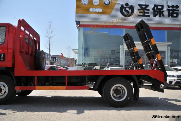 FAW Jiefang Hu VH 130hp 4X2(6 wheels) 4.21m Flatbed Truck Body (2) | 86Trucks