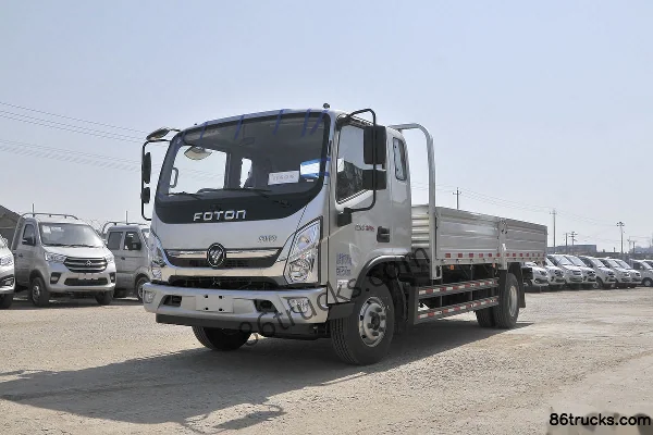 Foton Aoling Xin Jieyun 170 ch 4X2(6 roues) 5,25 m porteur à ridelles cabine demi-avancée Extérieur (3) | 86Trucks