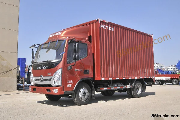 Foton Aumark Express 131 hp 4X2(6 wheels) 4.14m single-row van light truck Exterior (3) | 86Trucks