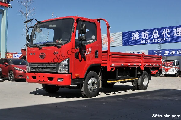 FAW Jiefang Hu VN 130 hp 4X2(6 wheels) 4.2m single-row flatbed light truck (6-speed) Exterior (3) | 86Trucks