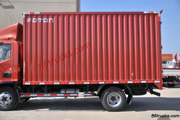 Foton Aumark Express 131 hp 4X2(6 wheels) 4.14m single-row van light truck Body (1) | 86Trucks