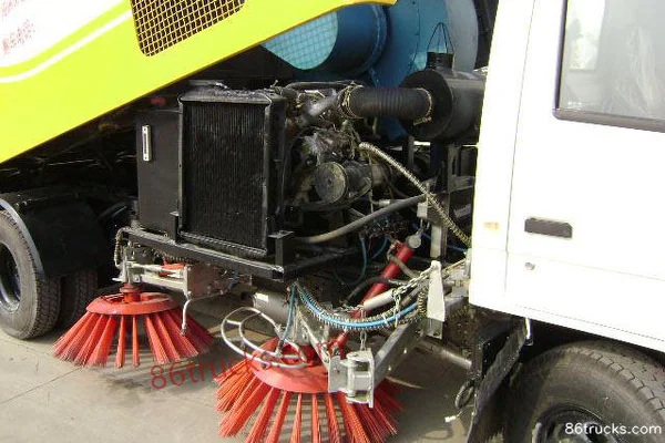 JMC Shunda 105hp 4X2(6 wheels) Sweeper Truck (Yandi Brand) Chassis (1) | 86Trucks