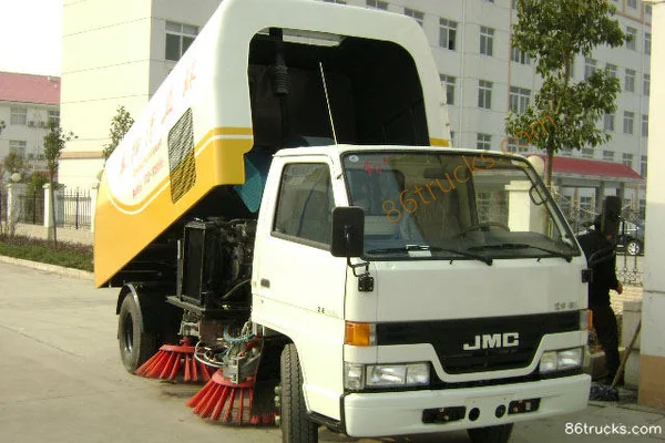 JMC Shunda 105hp 4X2(6 wheels) Sweeper Truck (Yandi Brand) Exterior (2) | 86Trucks