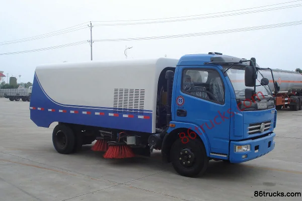 Dongfeng Duolika 120 hp 4X2(6 wheels) sweeper truck (Yandi brand) Exterior (2) | 86Trucks