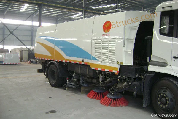 Dongfeng Commercial Vehicle Tianjin 180hp 4X2(6 wheels) Sweeper Truck (Yandi Brand) Chassis (1) | 86Trucks