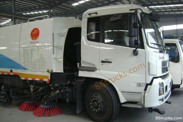 Dongfeng Commercial Vehicle Tianjin 180hp 4X2(6 wheels) Sweeper Truck (Yandi Brand) Exterior (3) | 86Trucks