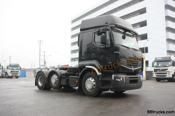 Renault Premium 380 DXi Series Heavy Truck 380 hp 6X2(8 wheels) tractor truck (mid-lift axle) Exterior (3) | 86Trucks