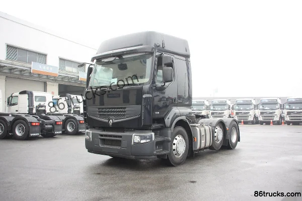 Renault Premium 380 DXi Series Heavy Truck 380 hp 6X2(8 wheels) tractor truck (mid-lift axle) Exterior (2) | 86Trucks