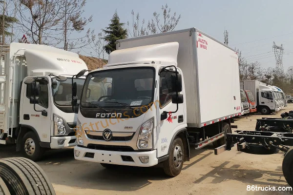 Foton Aoling Suyun 131hp 4X2(6 wheels) 4.085m refrigerated truck Exterior (2) | 86Trucks