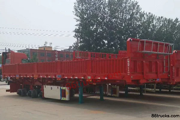 Hualiang Tianhong 11m Side Dump Semi-Trailer Exterior