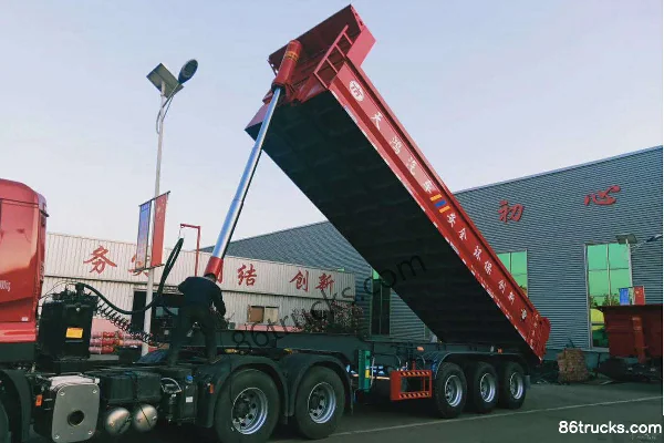 Hualiang Tianhong 8m Integrated Rear Dump Semi-Trailer Exterior (2) | 86Trucks