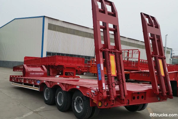 Donghua semi-remorque plateau bas 13,75 m Extérieur (2) | 86Trucks