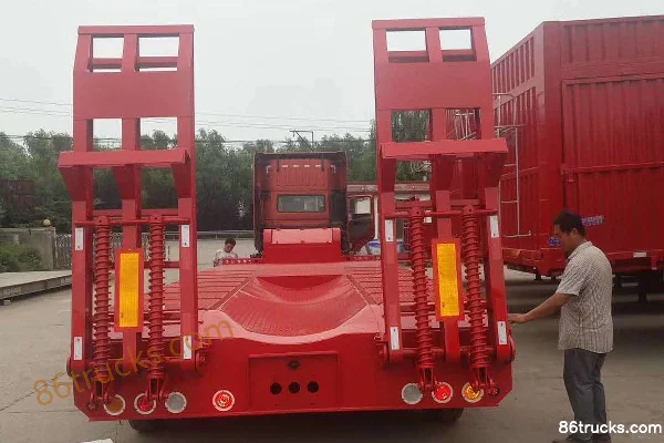 Donghua semi-remorque plateau bas 13,75 m Extérieur (3) | 86Trucks
