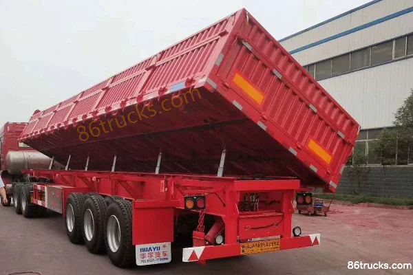 Jianyu 13m Side Dump Semi-Trailer Exterior (2) | 86Trucks