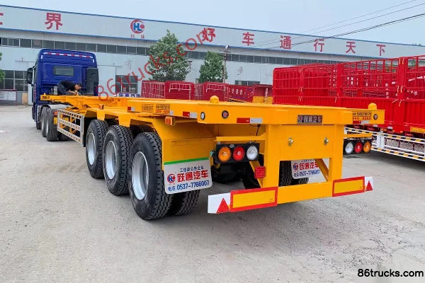 Liangshan Yuetong semi-remorque porte-conteneur 20 pieds Extérieur (3) | 86Trucks